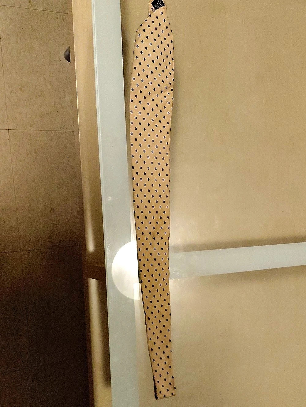 Polka Dot Accessory in Tan